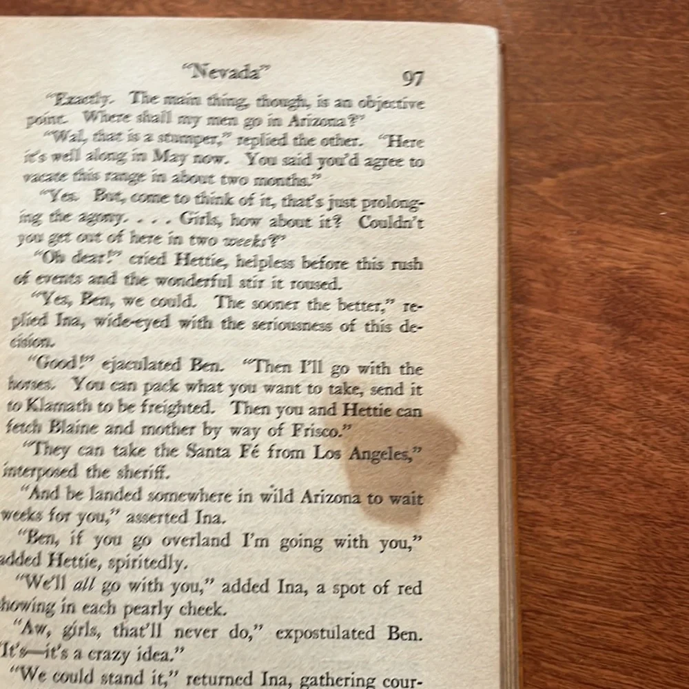 Antique Zane Gray Nevada 1928 copy